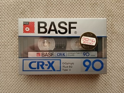 Kaseta BASF CR-X 90, rok 1982