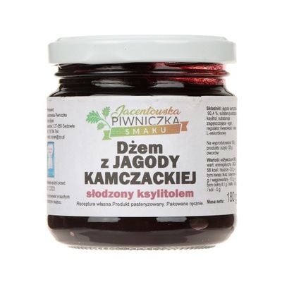 Dżem z jagody kamczackiej słodzony ksylitolem 180g