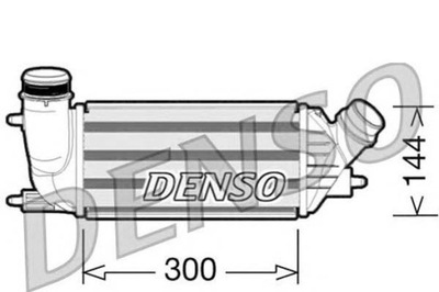 Denso интеркулер citroen jumpy fiat scudo peugeot фото №1
