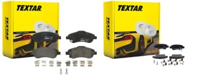 Тормозные диски тормозные колодки p+t textar honda cr-v iii 293mm фото №1