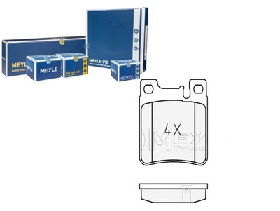 Гальмівні колодки гальмівні mercedes задня w210 c200-320 95- me фото №1