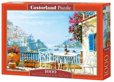 Dziecięce PUZZLE 1000 ELEMENTÓW Mediterranean Wine for Two PIĘKNY OBRAZEK