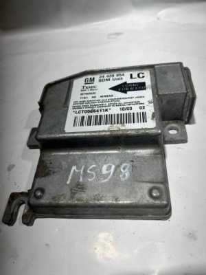 Модуль датчик подушка безпеки opel corsa c 24439954 фото №1
