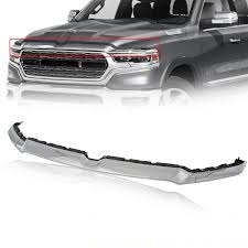 Dodge ram 1500 2019 19- молдинг верхний решетка хром капот фото №1