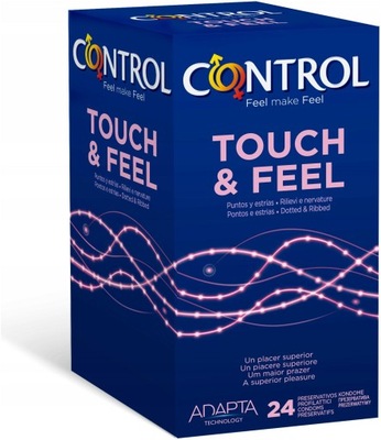 Control Touch & Feel 24 stymulujące prezerwaty