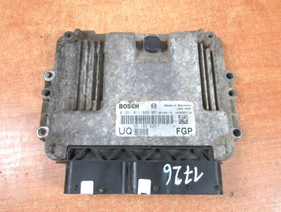 КОМПЬЮТЕР ДВИГАТЕЛЯ OPEL ASTRA H 1,9 CDTI 0281011668 55189925 UQ + PIN