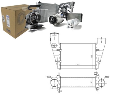 Інтеркулер vw passat variant 1.9 tdi syncro/4moti фото №1