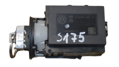 Замок зажигания ключ vw passat b7 3c0905843t фото №1