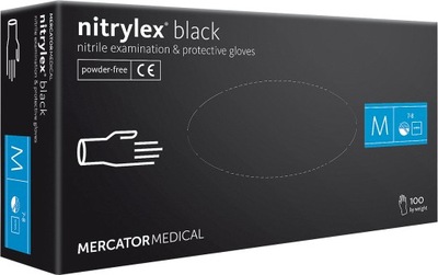Rękawiczki nitrylowe bezpudrowe NITRYLEX 100 sz XL
