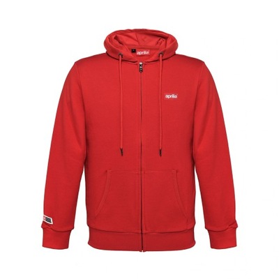 APRILIA Bluza Z Kapturem Unisex Wide Red L