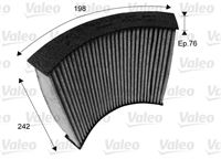 VALEO FILTRO DE CABINA DE CARBON BMW 3 F30/F80 11-/BMW 3 F31 12-/BMW 3 F34 12-  