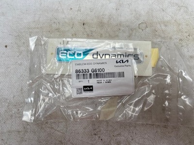 Kia picanto 3 iii 17- эмблема значок eco dynamics задняя 86333-g6100 фото №1