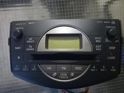 Радио 86120, 42220 toyota rav4 iii 2.2d4d фото №1