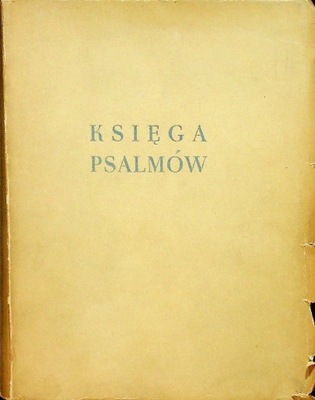 Księga Psalmów 1937 r