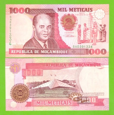 MOZAMBIK 1000 METICAIS 1991 P-135 UNC