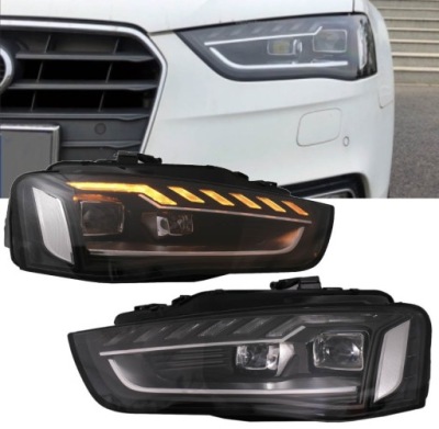 Фонари фара фара audi a4 b8 -15 рестайлинг  full led фото №1
