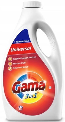 Gama żel do prania uniwersalnego 3w1 2,5L | 50 prań