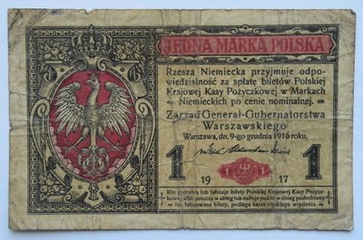 1 MARKA 1916 SER. B - GENERAŁ