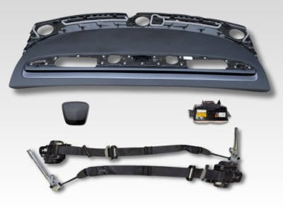 Tesla y рестайлинг  2024 приборная панель подушка безопасности ремни комплект оригинал фото №1