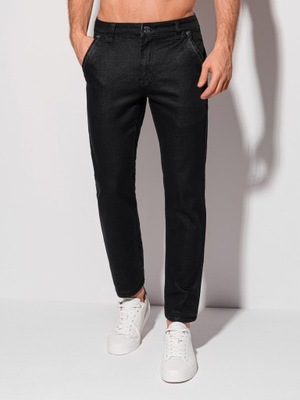 Spodnie męskie jeansowe 1319P czarne 34