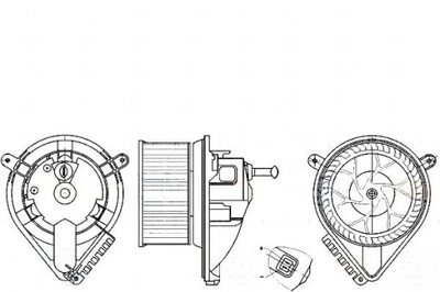 MOTOR SOPLADORES MERCEDES SPRINTER 96- -AC BEHR HEL  