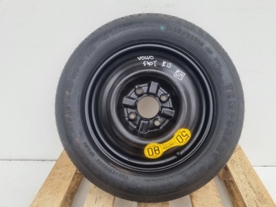 VOLVO S40 V40 RUEDA RUEDA DE RECAMBIO RUEDA DE RECAMBIO 125/90 R15 4X114.3 30620658  