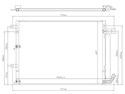 Jeep cherokee kl 2014-2018 радіатор кондиціонера 52 фото №1