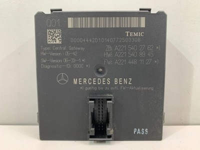 MERCEDES S W221 UNIDAD DE CONTROL MÓDULO GATEWAY A2215402762  