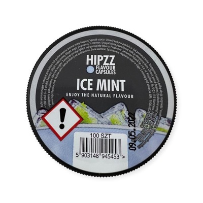 Kapsułki aromatyzujące HIPZZ Ice Mint 100 szt.