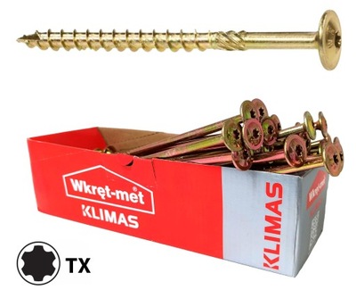 WKRĘTY CIESIELSKIE 8x220 TORX TALERZOWE 50 szt