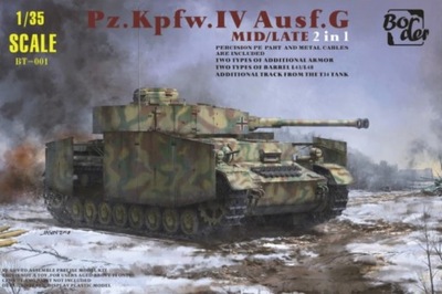 Border Model BT-001 Pz. Kpfw. IV Ausf. G Mis/Late 2in1