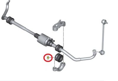 Втулка стабилизатора bmw oryg. bmw f01 730d фото №1