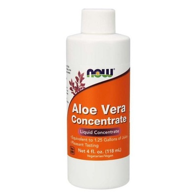NOW FOODS Aloe Vera Concentrate Aloes koncentrat z Liści Aloesu 40:1 118ml