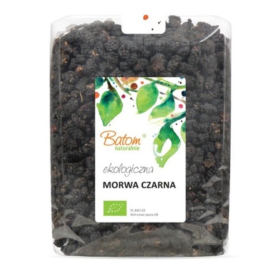 EKOLOGICZNA MORWA CZARNA BATOM 1KG BIO BATOM