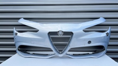 Alfa romeo giulia quadrifoglio бампер перед передній фото №1