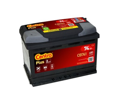 АКУМУЛЯТОР CENTRA PLUS 12V 74AH 680A L+ CB741