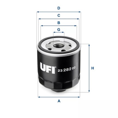 161448 UFI FILTRO ACEITES VW GOLF 3 1.0/1.3/1.4/1.6 90 PIEZAS UFI  