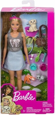 Barbie Lalka Ze Zwierzątkami