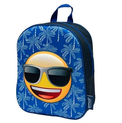 Plecak 3d Emoji dla dzieci okulary wytrzymały