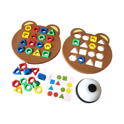Geometric Shape Matching Board Toy Jigsaw for