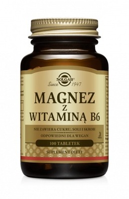 Solgar Magnez z witaminą B6