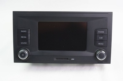 Радио cd seat ibiza iv 5f0035871 фото №1