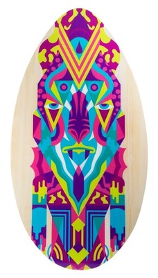 DESKA DO SURFOWANIA SKIMBOARD INCA DREWNIANA 94 CM