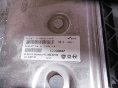 Fiat ducato 2019 блоки управления двигателя фото №1