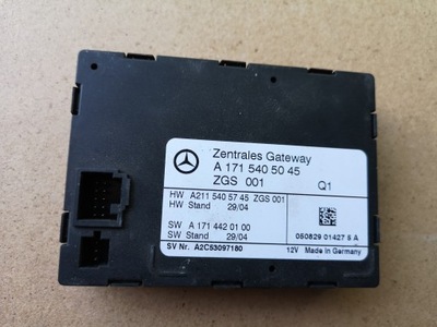 Модуль шлюз mercedes r171 slk фото №1