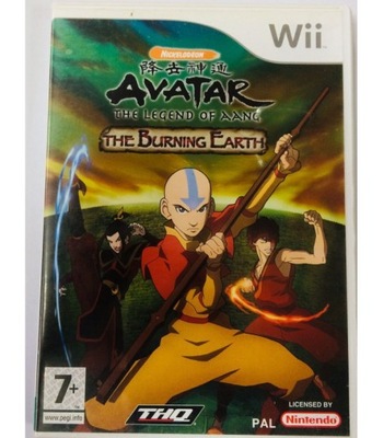GRA AVATAR THE LEGEND OF AANG THE BURNING EARTH NINTENDO Wii