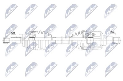 Приводной вал приводная nty npw-ct-125 фото №1