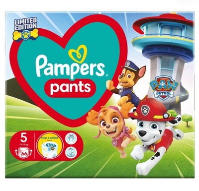 Pieluchomajtki Pampers Baby-Dry 5 12-17 kg 66 szt.