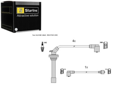 Шланг зажигание s zk 9244 starline фото №1