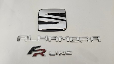 SEAT ALHAMBRA FR LINE 2010-2022 EMBLEM REAR 7N5853630  